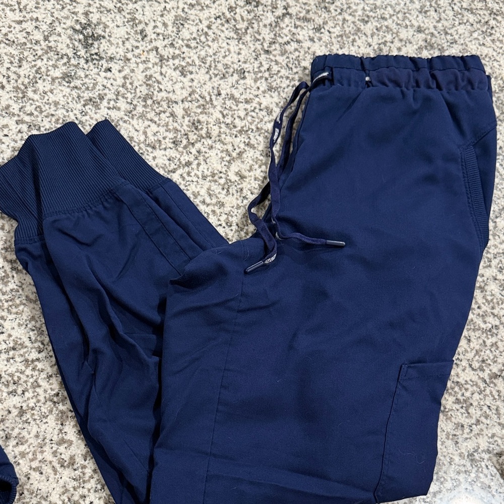Grey's Anatomy by Barco Dark/Navy Blue Scrub Set